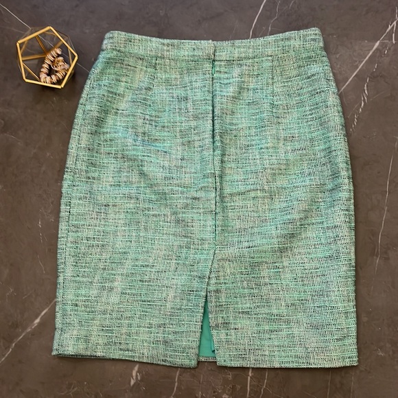 Joe Fresh Mint Tweed Pencil Skirt - Picture 2 of 2